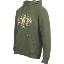 Dickies Rockfield Sweatshirt Hoodie Olive Green Large 39-41" Chest