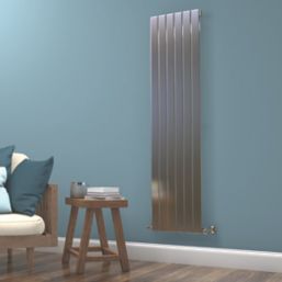 Towelrads Merlo 1800mm x 435mm 1825BTU Chrome Vertical Designer Radiator