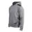 CAT Logo Panel Hooded Sweatshirt Dark Heather Grey 4X Large 58-60" Chest