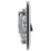 British General Nexus Metal 13A Switched Fused Spur & Flex Outlet with LED Polished Chrome
