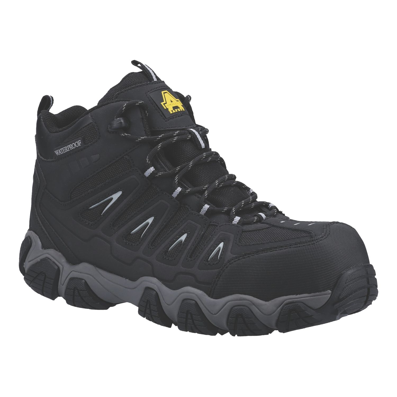 Amblers AS801 Rockingham Size 9 Black Waterproof Safety Boots (895XP)