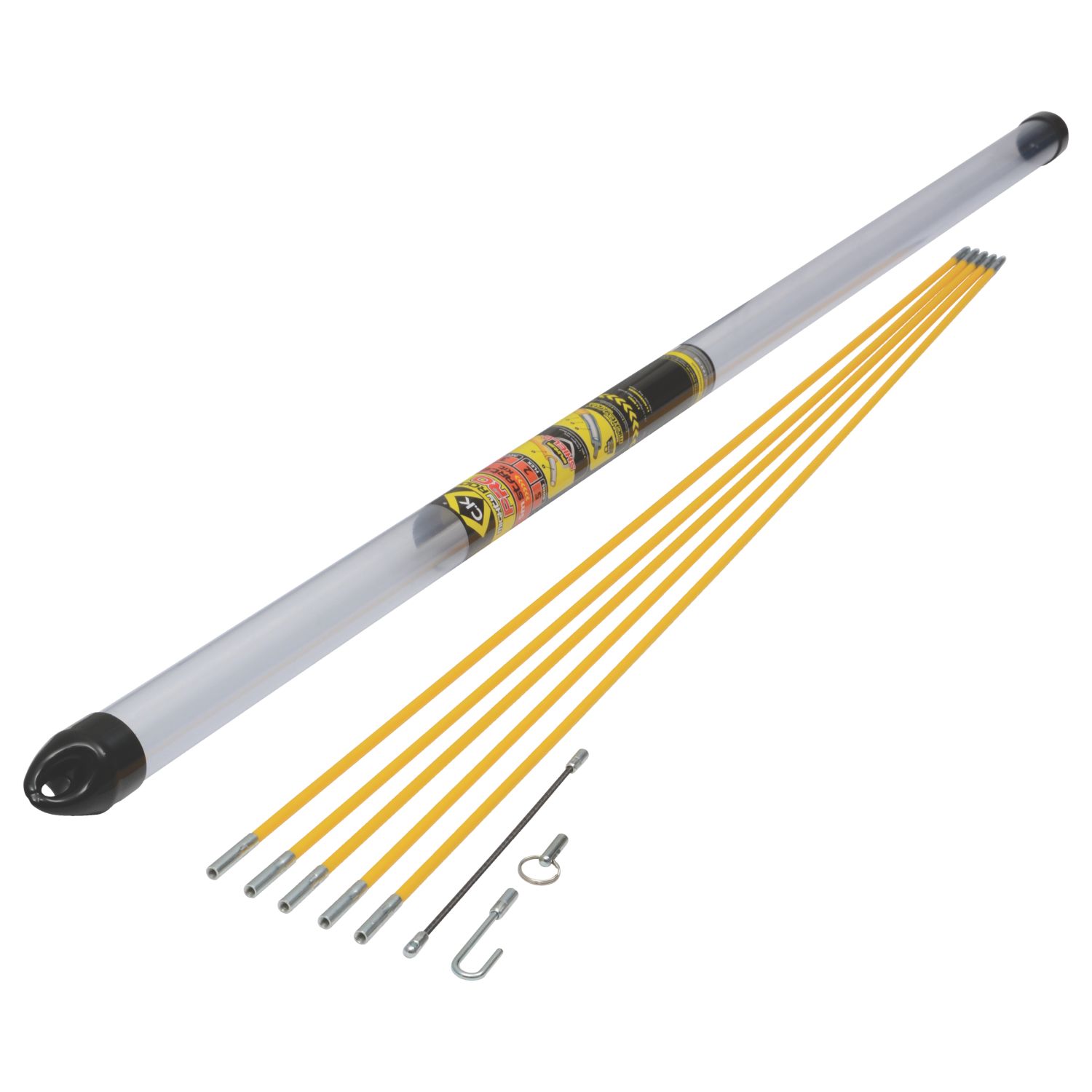 C.K Mighty Rod PRO 6mm Flexible Cable Rod Starter Set 5m 8 Pieces (8961X)