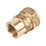 Flomasta  Brass Compression Adapting Female Coupler 22mm x 1/2"