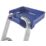 Werner Aluminium 2.12m 7 Step Platform Step Ladder