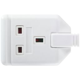 Masterplug 13A 1-Gang Unfused Rewireable Socket  White