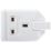 Masterplug 13A 1-Gang Unfused Rewireable Socket  White