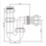 McAlpine Adjustable Inlet Tubular 'P' Trap White 32mm
