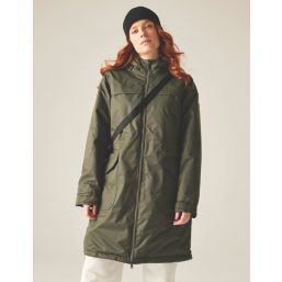 Regatta Romine II Waterproof & Breathable Womens Jacket Dark Khaki (Black) Size 20