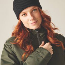 Regatta Romine II Waterproof & Breathable Womens Jacket Dark Khaki (Black) Size 20