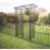 Apollo Appleton Easy Fit Arch Gates Matt-Black 121cm x 132cm 1 Pair