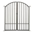 Apollo Appleton Easy Fit Arch Gates Matt-Black 121cm x 132cm 1 Pair