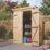 Rowlinson  4' x 4' (Nominal) Pent Shiplap Timber Shed