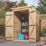 Rowlinson  4' x 4' (Nominal) Pent Shiplap Timber Shed