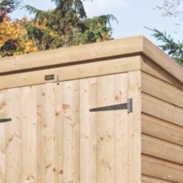 Rowlinson  4' x 4' (Nominal) Pent Shiplap Timber Shed