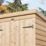 Rowlinson  4' x 4' (Nominal) Pent Shiplap Timber Shed