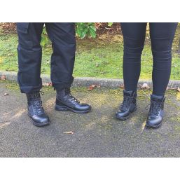 Magnum  Size 3 Womens Black Water-Resistant  Occupational Work Boots