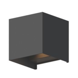 Calex Bari Outdoor LED Up & Down Wall Light Black 7W 400lm
