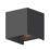 Calex Bari Outdoor LED Up & Down Wall Light Black 7W 400lm