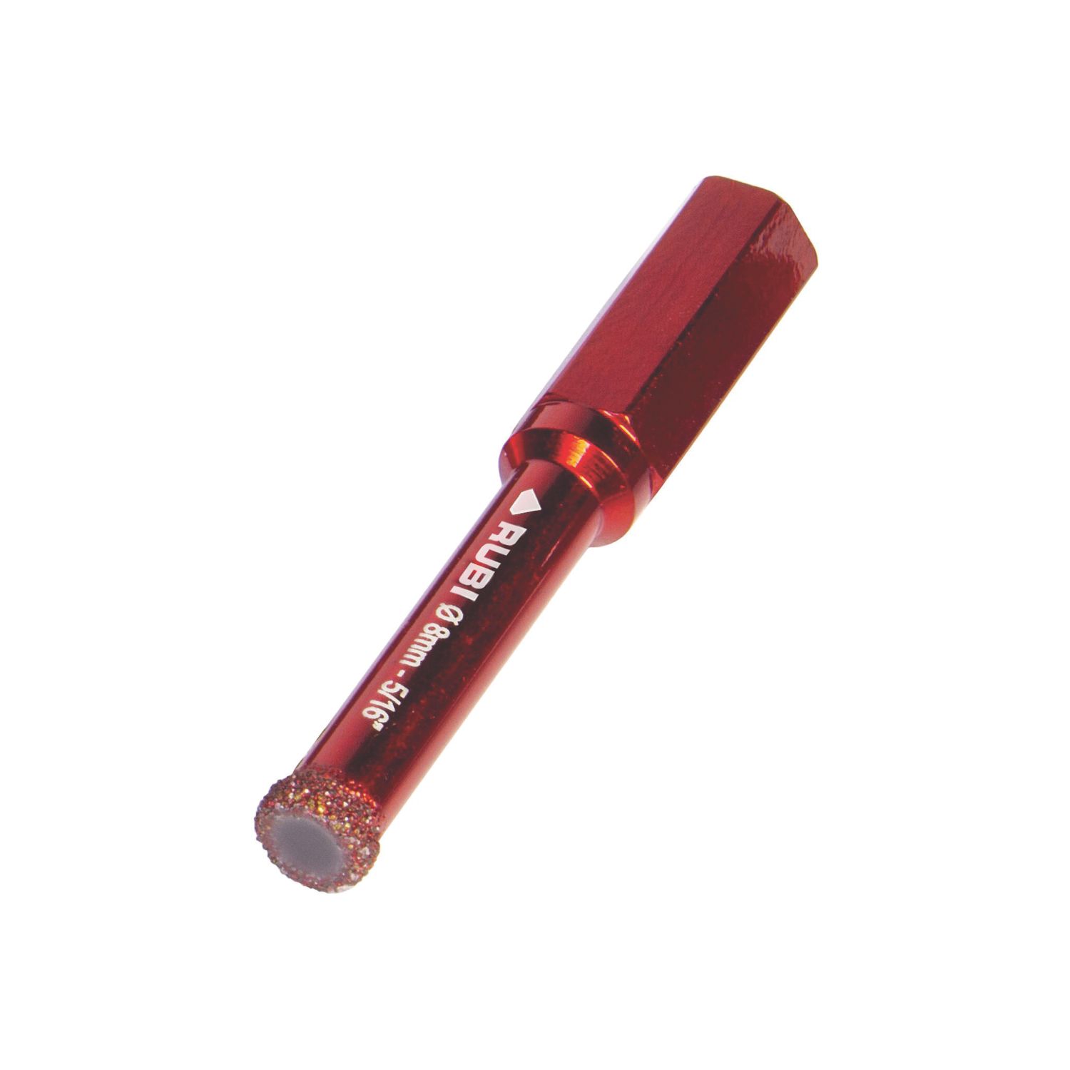 Rubi DRYGRES Hex Shank Diamond Tile Drill Bit 8mm x 125mm (896FC)