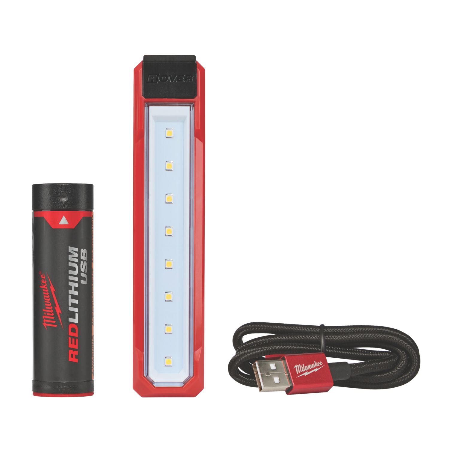 Milwaukee L4FL-301 Rechargeable LED Pocket Floodlight Red/Black 445lm (896GE)