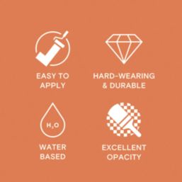 LickPro Max+ 5Ltr Orange 04 Eggshell Emulsion  Paint