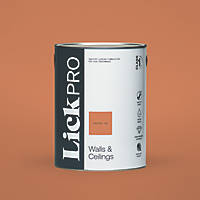 LickPro  Eggshell Orange 04 Emulsion Paint 5Ltr