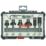 Bosch 1/4" Shank Trim Router Bit Set 6 Pcs