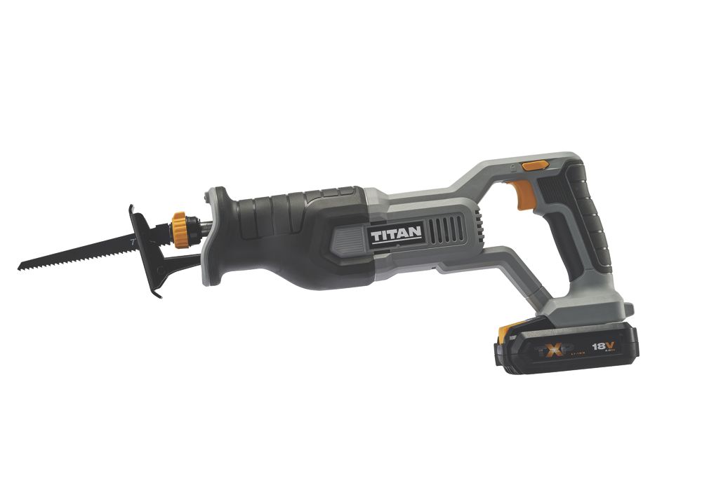 Titan TTI880RSP 18V 1 x 2.0Ah Li Ion TXP Cordless Reciprocating Saw Screwfix