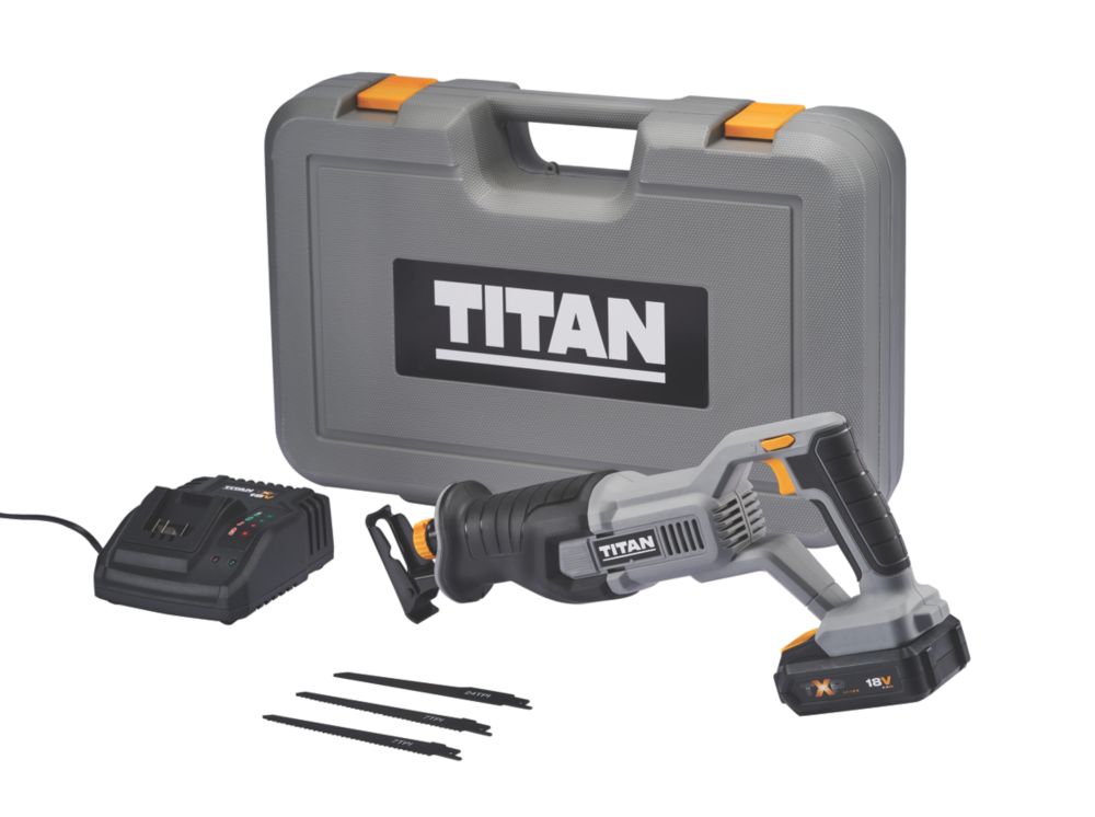 Titan TTI880RSP 18V 1 x 2.0Ah Li Ion TXP Cordless Reciprocating