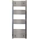 Towelrads 1200mm x 400mm 965BTU Chrome Flat  Towel Radiator