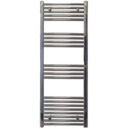 Towelrads 1200mm x 400mm 965BTU Chrome Flat  Towel Radiator