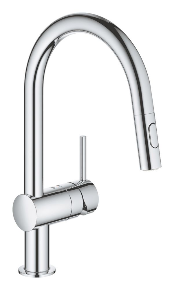 Harbour Acclaim Kitchen Tap with Flexible / Movable Multi-Function Spray -  Brushed Stainless Steel