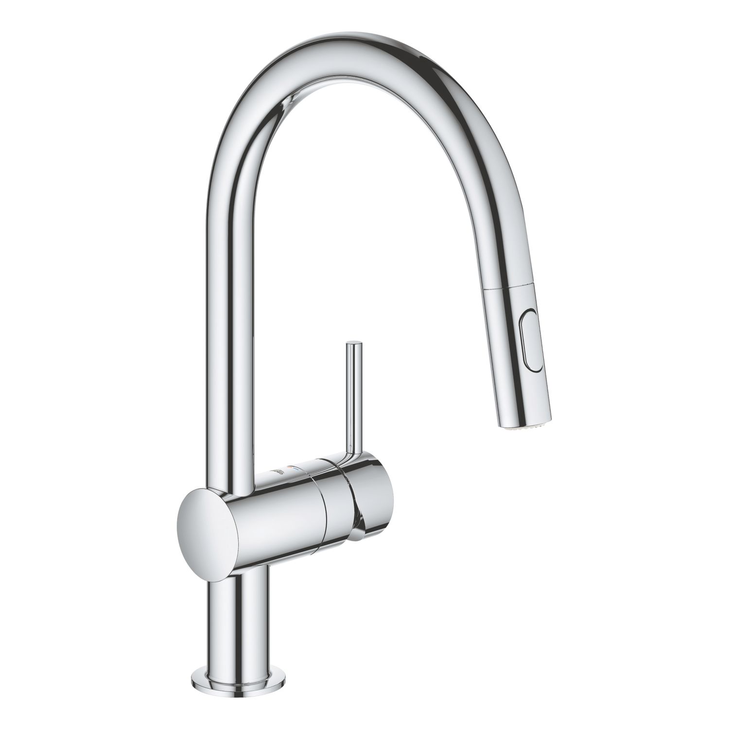 Grohe Minta 31862000 Pull-Out Spray Mono Mixer Tap Chrome (896VY)