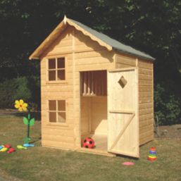 Shire Croft 5' x 5' 6" (Nominal) Shiplap T&G Timber Playhouse