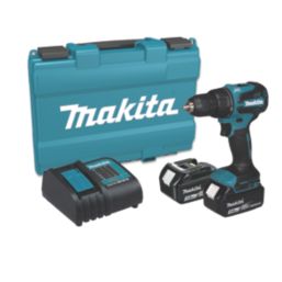Makita DHP490SFX2 18V 1 x 3.0Ah Li-Ion LXT Brushless Cordless Combi Drill & Drill Bit Set