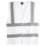 Pro RTX High Visibilty  Waistcoat White 2X Large 52" Chest