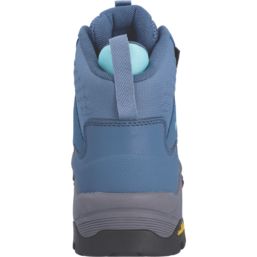 Hi-Tec  Size 7 Womens Blue Waterproof  Non Safety Work Boots