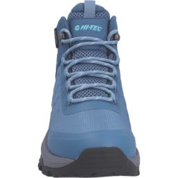 Hi-Tec  Size 7 Womens Blue Waterproof  Non Safety Work Boots