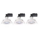 Sylvania Sylspot Tilt  LED Neutral White Spotlights White 4.5W 345lm 3 Pack