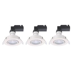 Sylvania Sylspot Tilt  LED Neutral White Spotlights White 4.5W 345lm 3 Pack