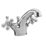 Bristan Colonial Chrome-Plated 120mm Standard Cross Head Mono Basin Mixer Tap  With Pop-Up Waste