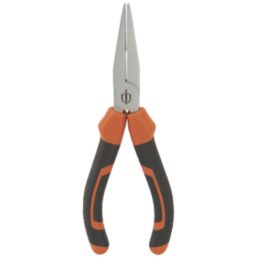 Magnusson Long Nose Flat Blade Pliers 6 (160mm) - Screwfix