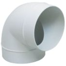 Manrose 90° Bend White 100mm