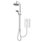 Triton Amala DuElec White 9.5kW  Electric Shower with Diverter