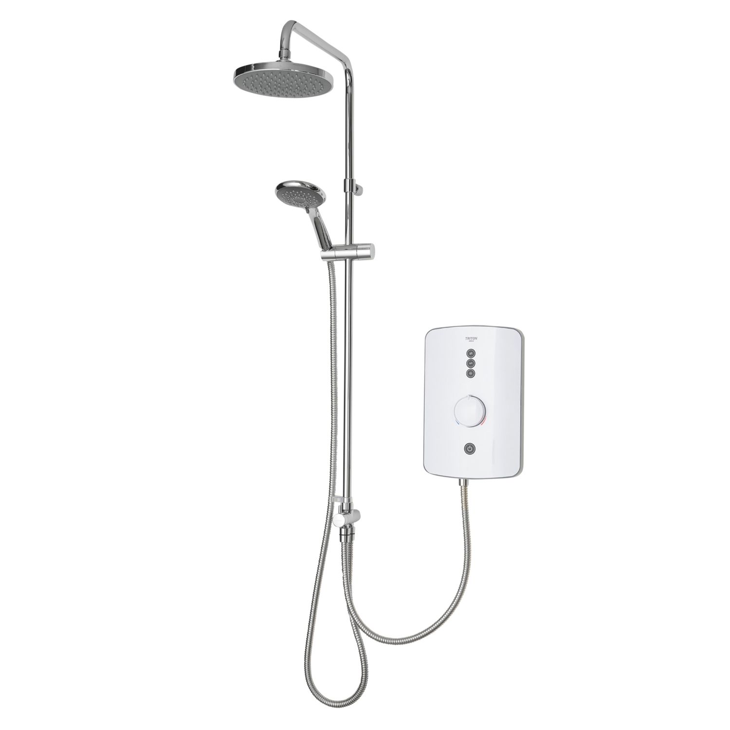 Triton Amala DuElec White 9.5kW Electric Shower with Diverter (897JF)