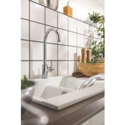 Streame by Abode Nico Swan Single Lever Mono Mixer Chrome