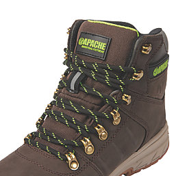 Apache Moose Jaw    Safety Boots Brown Size 8