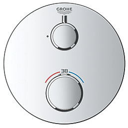 Grohe Precision Trend HP Rear-Fed Concealed Chrome Thermostatic Shower System