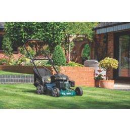 Webb WER460SP 46cm 141cc Self Propelled Rotary Lawn Mower Screwfix