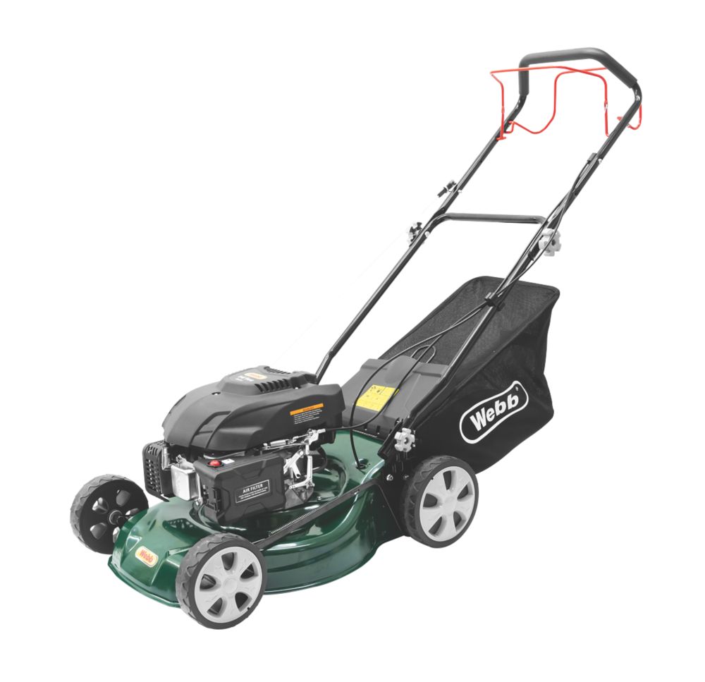 b WER460SP 46cm 141cc SelfPropelled Rotary Lawn Mower Screwfix